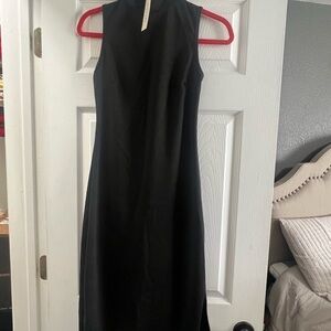 She + Sky Black Midi Dress